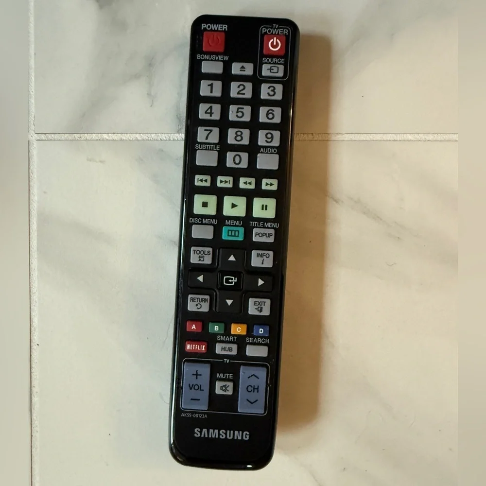 Original Samsung Remote Control For Samsung Blu-ray DVD Player BDD6700ZA BDD6700